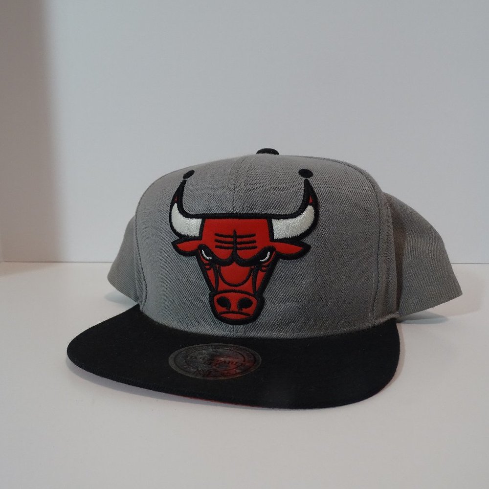 Rare Vintage Mitchell and Ness Bulls snapback hat